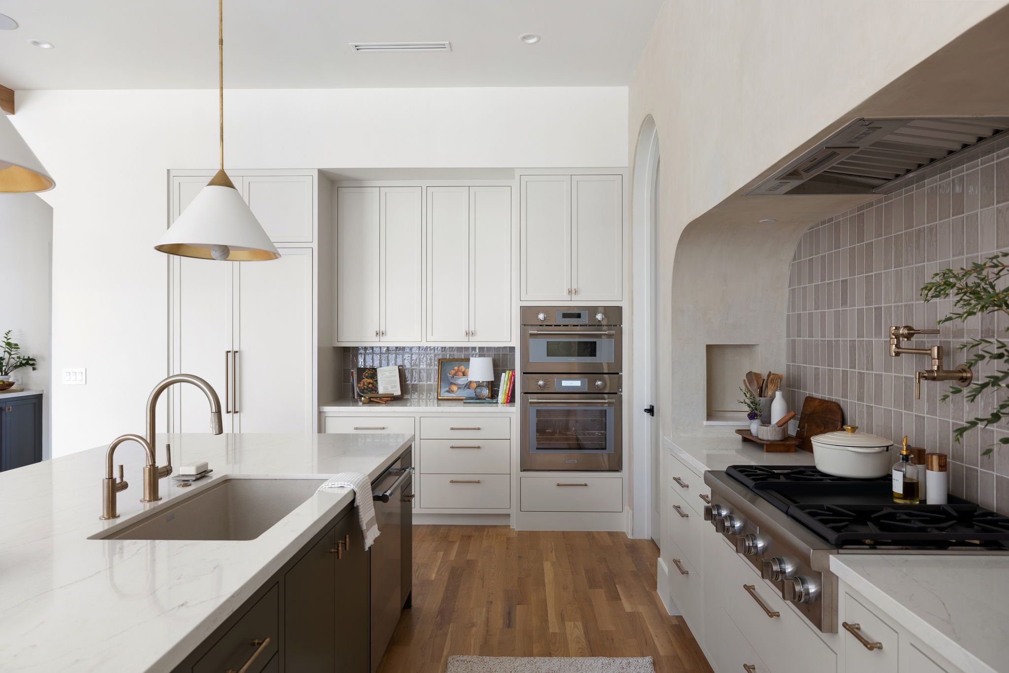 Kitchen view from breakfast